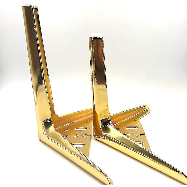 Møbelben X4, Europæisk Sofa Tv Bord Støttefødder, Bord Badeværelsesskab Ben, Guld 18cm