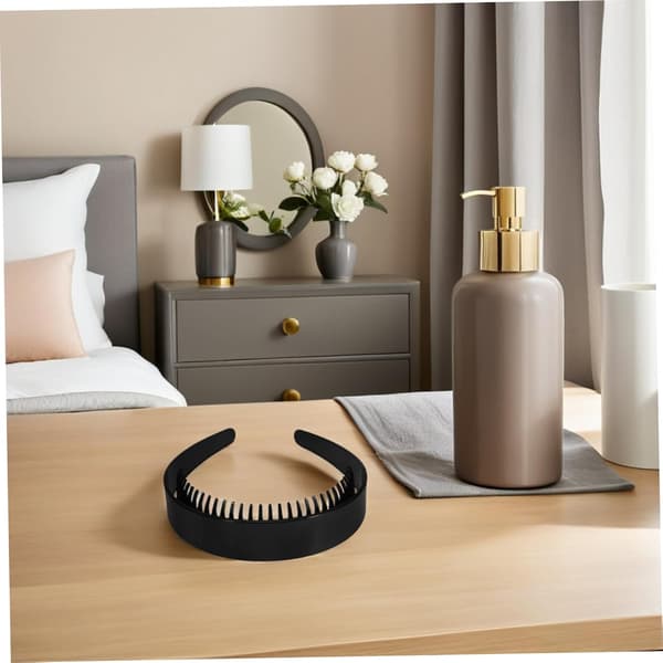Retro brett diadem med tänder, hållbart håraccessoar för mångsidiga frisyrer, elegant design