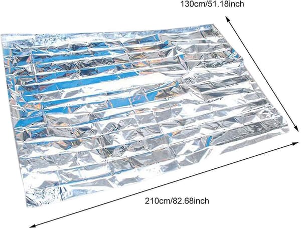 Nödtermofilagret 2-pack Silver 82.6x55 Överlevnad