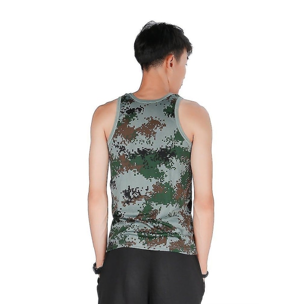 3D Monkey Print Vest T-paita Hihaton miesten toppi