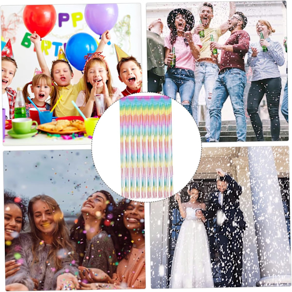Foliegardin Bakgrund Glitterfransar för Dörr Rum Väggdekorationer Baby Shower Födelsedag