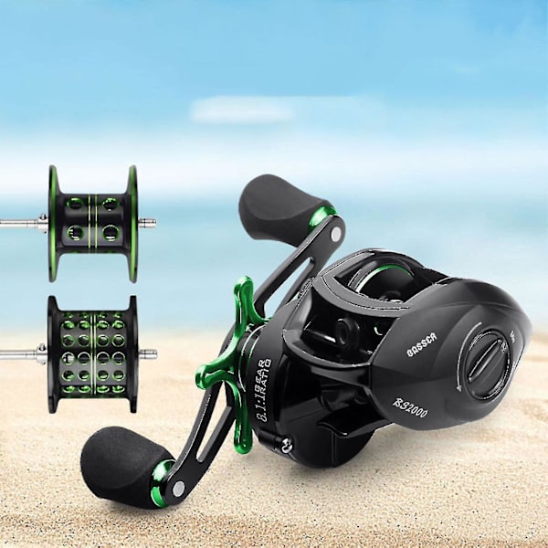 Pyörivä Onkipeli Universal Spinning Reel Vasen/oikea Kädenkahva Ultra Sujuva, Punainen Vasen
