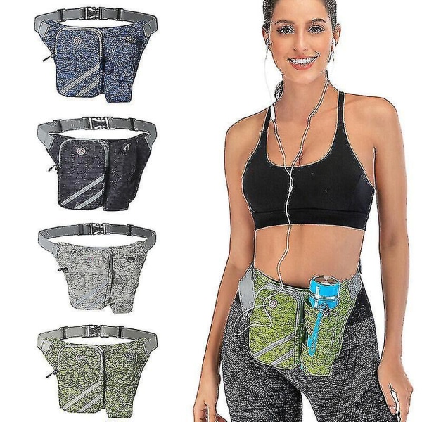 Midjeväsk för utomhussporter, vattenflaska, unisex, midjeväska