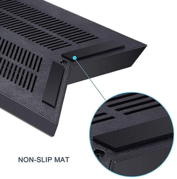 Ventilator Køler, Lodret Stativ Til Ps4, Ventilator Med 3 Usb Hub Opladere, Sort