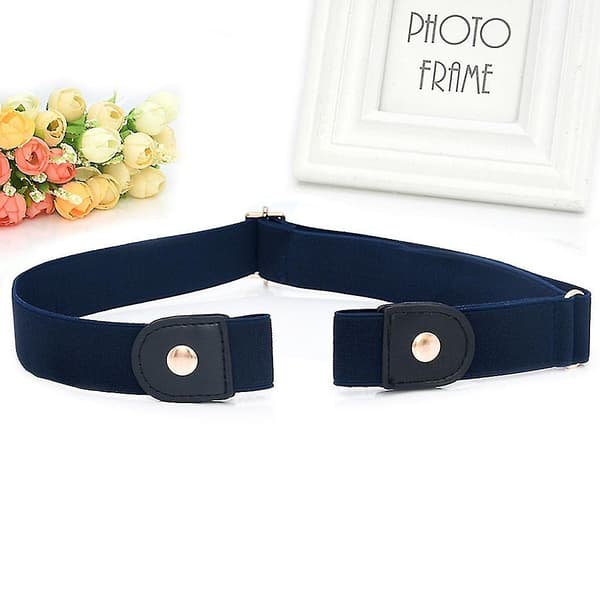 Elastisk Usynlig Belte Uten Spenne Unisex For Jeans Bukser