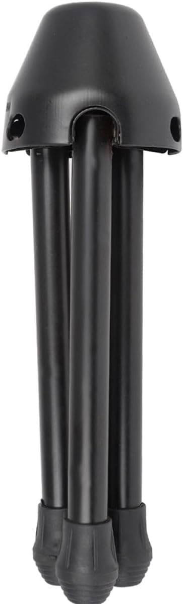 Saxofonstativ Altsaxofonholder Metal Sammenklappeligt Ergonomisk Foldedesign Sort Bærbart