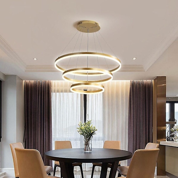 LED Pendellampe 3-lys 40cm Ring Cirkel