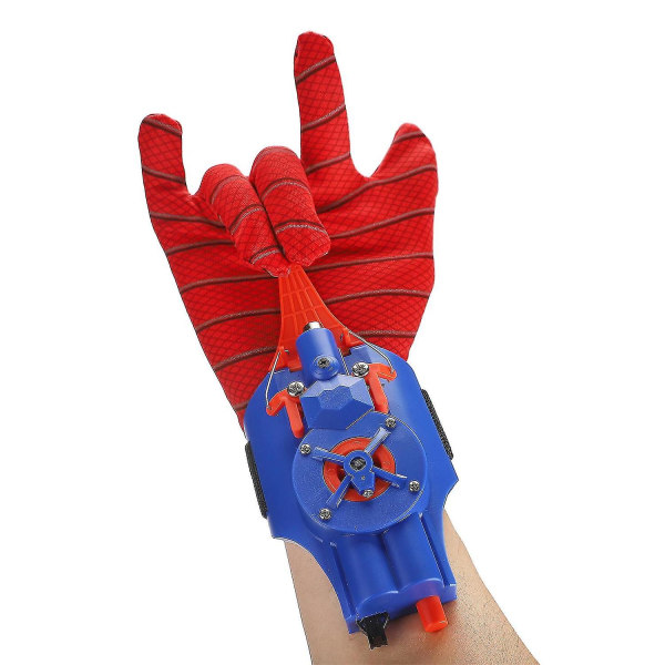 Ny 2023 Kids Cosplay Spider-man Glove Web Shooter Dart Blaster Launcher Leker Spiderman Costume