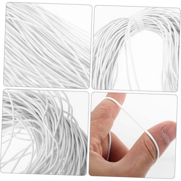 Strikk og Fester Elastisk Snor for Sko Armbånd Elastisk Strikk Stretchy Bånd 5-pakning