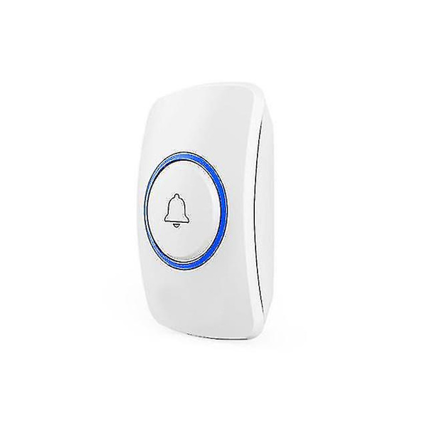 Trådlös Dörrklocka Hem Smart Musik Plug-in Dörrklocka Äldre Pager Med Batteri F51 Enknapp Med Batteri Välkommen Vän