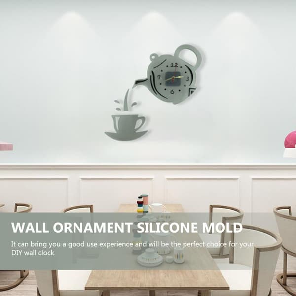 DIY Silikone Vægur Form Sæt til Kedel- og Kopdesign Non-Stick Epoxy Form