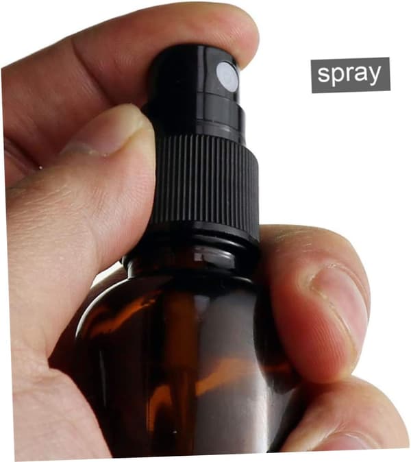 6 st tomma påfyllningsbara sprayflaskor för smink bärbara glasparfymflaskor spray för resor hemmabruk