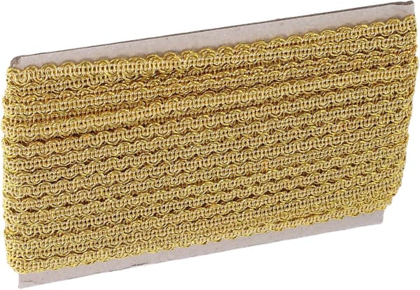 Vävd polyester Gimp Braid Trim Yards Glänsande spetsband för bröllopsdockklänning Hantverkssömnadstillbehör