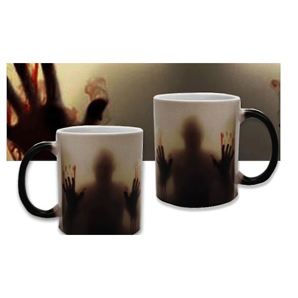 Nyaste The Walking Dead Kaffemuggar Värmefärgförändrande Kopp