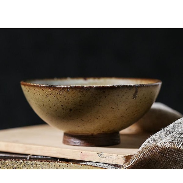 Japansk stil keramisk retro sæt bordservice Håndlavet skål