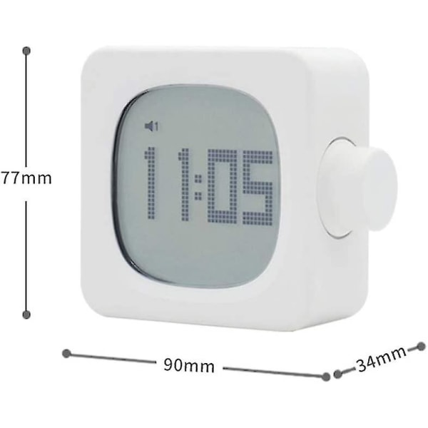 Digital vekkerklokke, nattlys for barn, nattlampe for soverom, stue, Homegreen (1 stk)