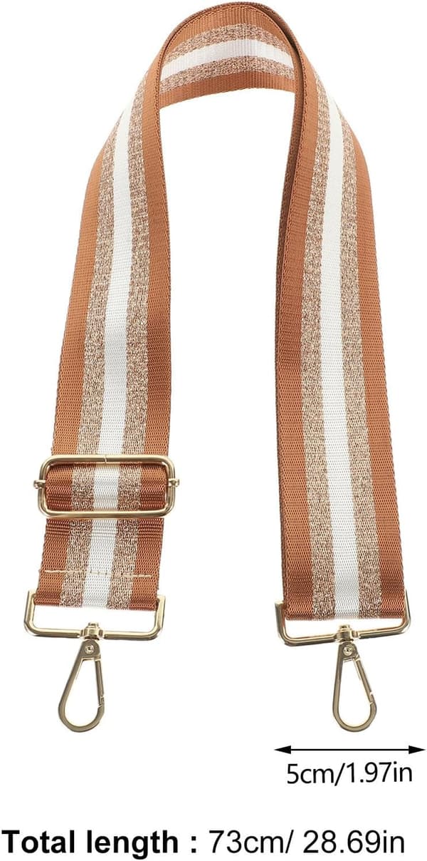 Bred justerbar taskerem erstatning til crossbody håndtasker