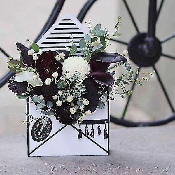 Paket med 3 Blomsterförpackningsaskar Bukett Kuvert Pappersaskar