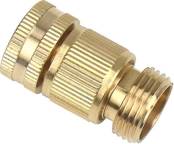 Expanderbara Kopplingar i Mässing för Trädgårdsslang - Tap Adaptrar, Kopplingar, 2-pack, Guld