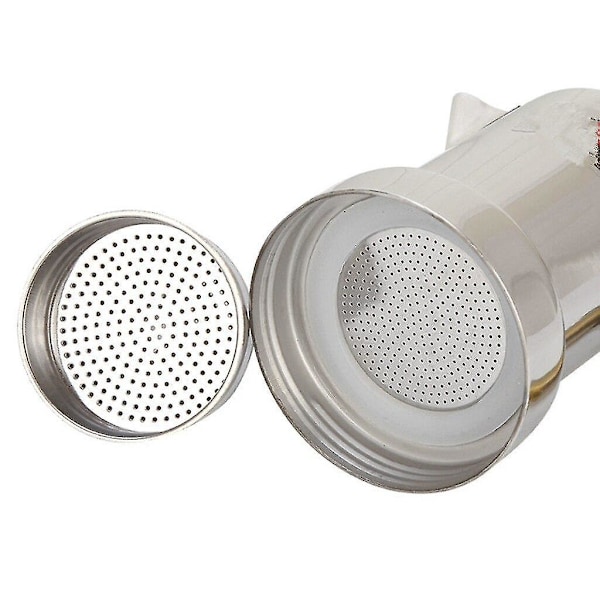 Italiensk Espresso Maker i Rustfrit Stål Moka Pot Percolator