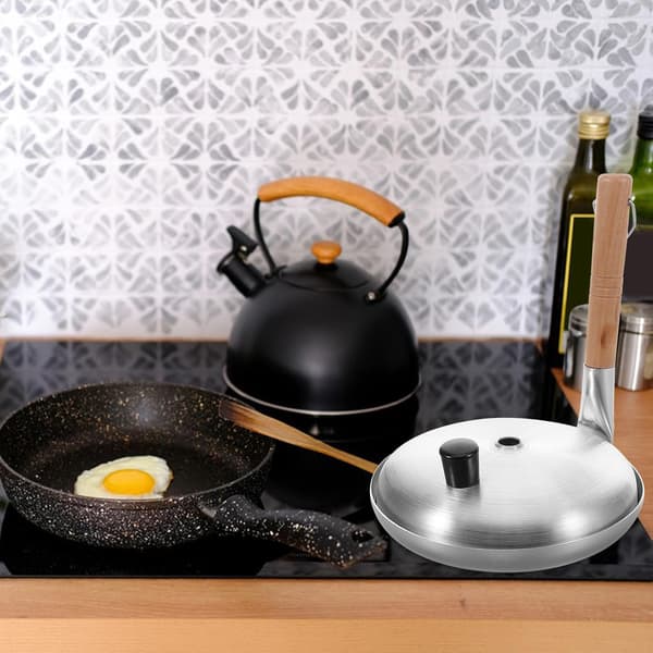 Liten eggstekepanne Omelett Rispanne 20 cm Aluminium Tre Nonstick