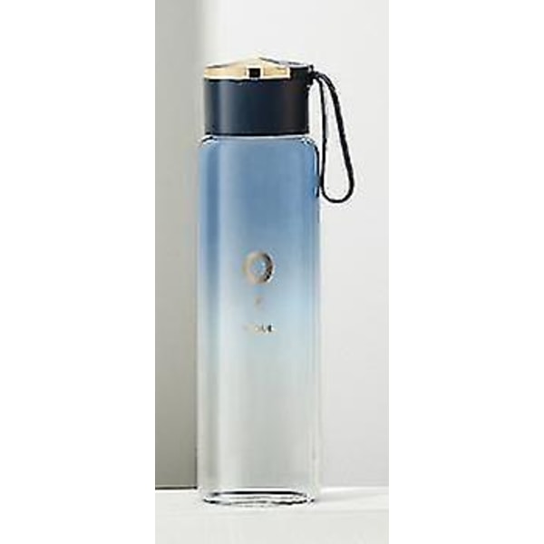 Luksusinen Gradienttiväri Lasinen Vedenpullo 400ml Sininen