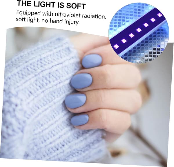 Neglegel Tørrelysrør 9w Dual-Source UV LED Sort Lyspære