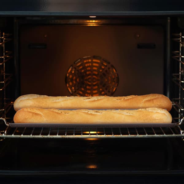 2 riller bølgebrødpind bageplade kulstofstål bageform non-stick til hjemmet