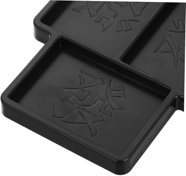 Bärbar Mahjong Dingque Gadget Utility Kit Bricka Elegant Korthållare för Hemresor Robust Material