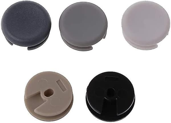 5 stk Holdbare Erstatningsplast 3D Analog Kontroller Stick Caps