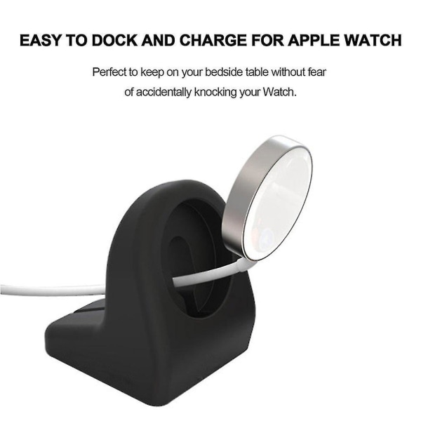 TPU Dokkingsstativ Holder Lader Cradle Apple Watch