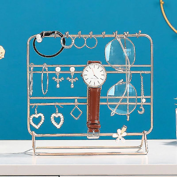 Smyckestativ, Metallörhängeorganisatör, Vacker Halsbandshållare Armband Display, Smycken Org-haoyi-yuhao