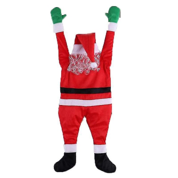 Flanell Santa Kläder Hängande Dekoration, juldekorationer Bd-yuhao