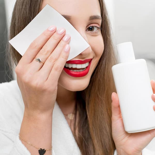 200 stk. bløde non-woven ansigtsservietter til makeupfjerning og påføring af toner 10x10cm