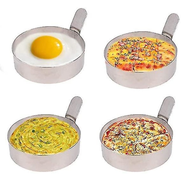 Stekt mould äggform i rostfritt stål Nonstick 9cm