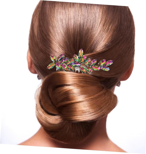 2 stk. Rhinestone Brudehårkammer Elegant Side Bryllupshodeplagg
