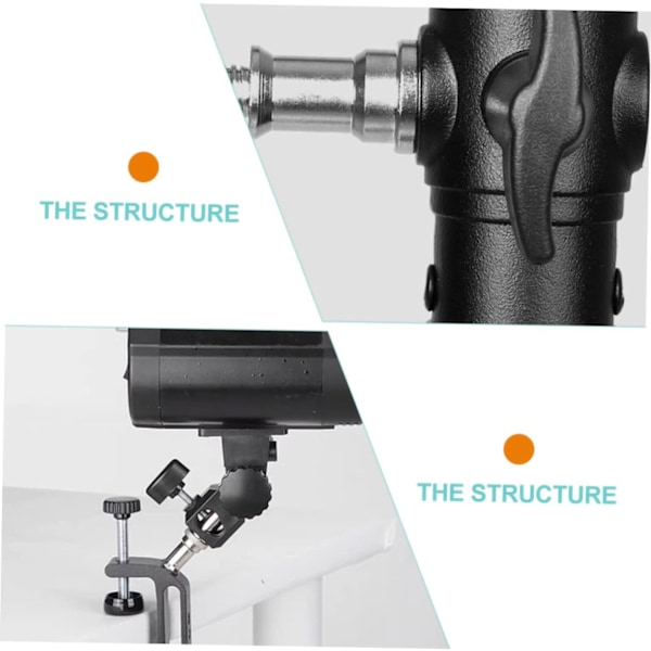 1/4 till 3/8 Adapter Gängad Skruv Adapter Kit 3st Studio Ljusstativ Konverteringsskruv för Kamerautrustning