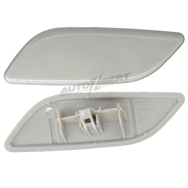 2x Front Bumper Strålkastartvättmunstycke Skydd för Mazda 3 Axela Bn Bm 2014-2016 Strålkastare Spraymunstycke Oprimat Lock Biltillbehör Right