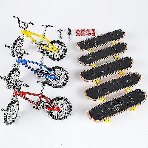 Miniskooter Tvåhjuling Barnleksaker Finger Scooter Bike Fingerboard Skateboard