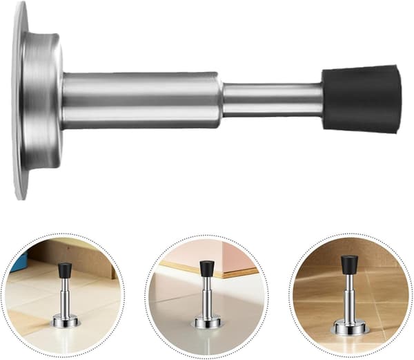 Hydraulisk dørstopper i rustfrit stål, stødabsorberende kollisionsbarriere