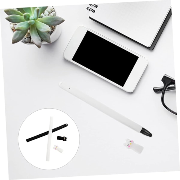 2 stk. Andre Generasjons Beskyttelsesetui Stylus Penn Skin Unikt Pennetrekk