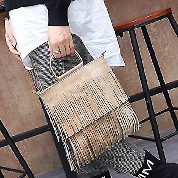 Dammode Axelväska Handväska Plånbok Frans Messenger Väska Plånbok Beige