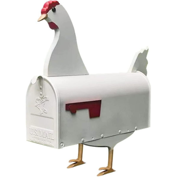 Ny Unik Häst Ko Kyckling Brevlåda, Moderna Brevlådor Kreativ Personlig Brevlåda För Trädgårdsgård Dekoration, Present Till Hästgård Eller Hästälskare Chickens