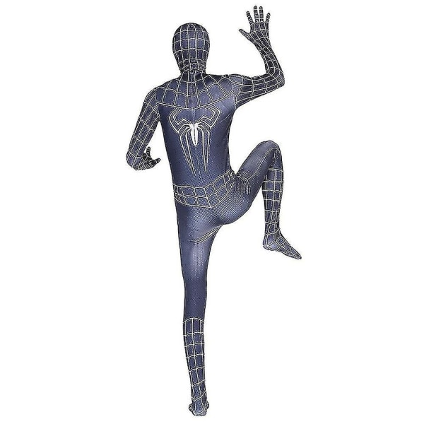 Venom Jumpsuit Barnkläder Superhjälte Fancy Up Zentai Bodysuit Prestanda Kostym 3-4 Years