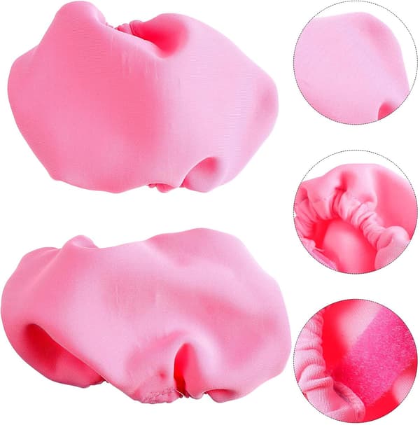 Barnestol Armlensdeksler Rosa Polyester Stol Armlensputer for Gutter og Jenter Kontor- og Hjemmebruk