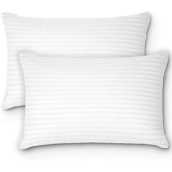 Beckham Hotel Collection Pute for Soving - Queen Size, Sett med 2 - Kjølende, Luksuriøs Gel-Pute for Rygg, Mage eller Sidesovere