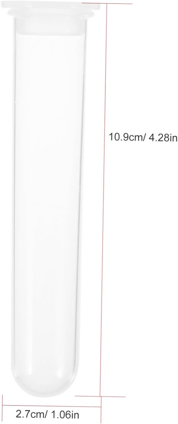 Plastik runde bund laboratoriecentrifugerør 20ml 100 stk