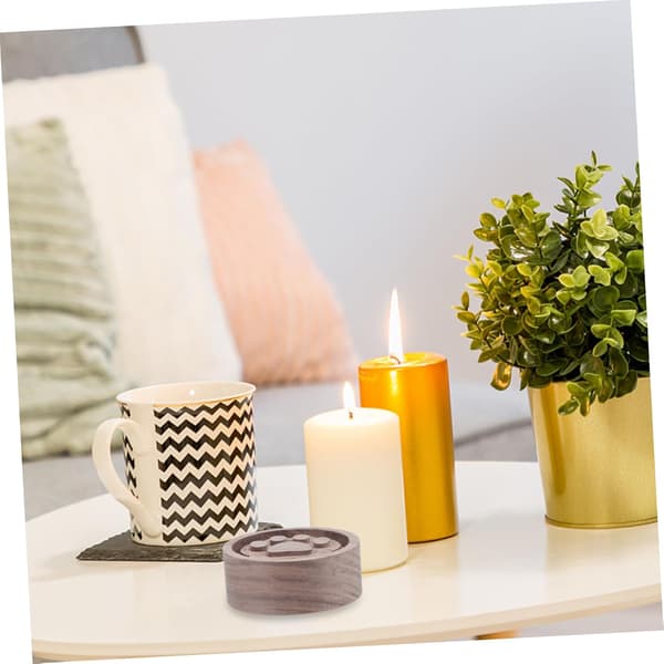 5 stk. eterisk oljediffuser treblokk aromaterapi diffuser for bil, hjem, kontor, innendørs bruk