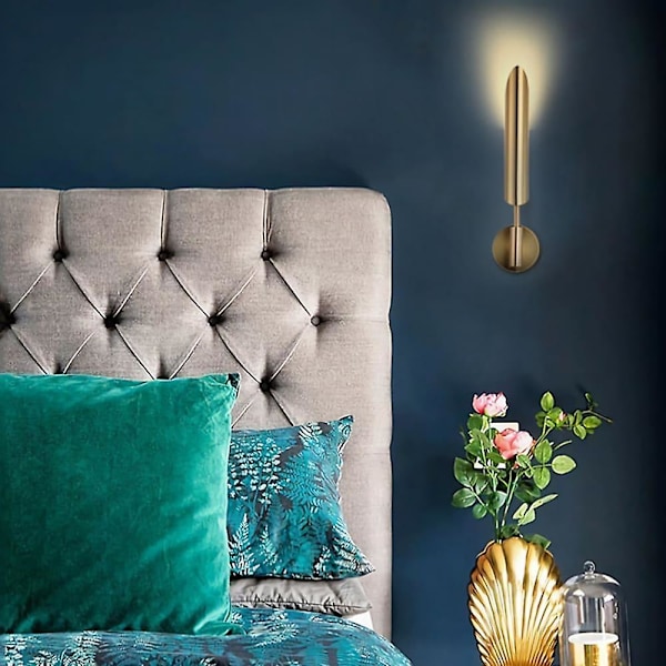 Øyevennlig vegglampe i moderne nordisk stil