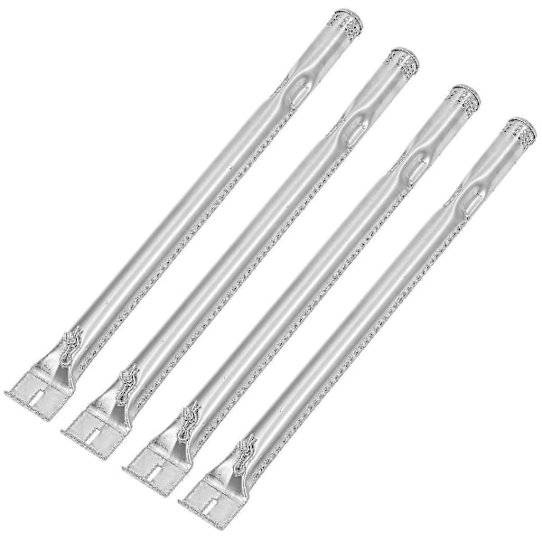 4 stk Rustfritt Stål Grillbrennerrør Bbq-element Rørutskiftninger Gassgrillbrennerrør - Snngv